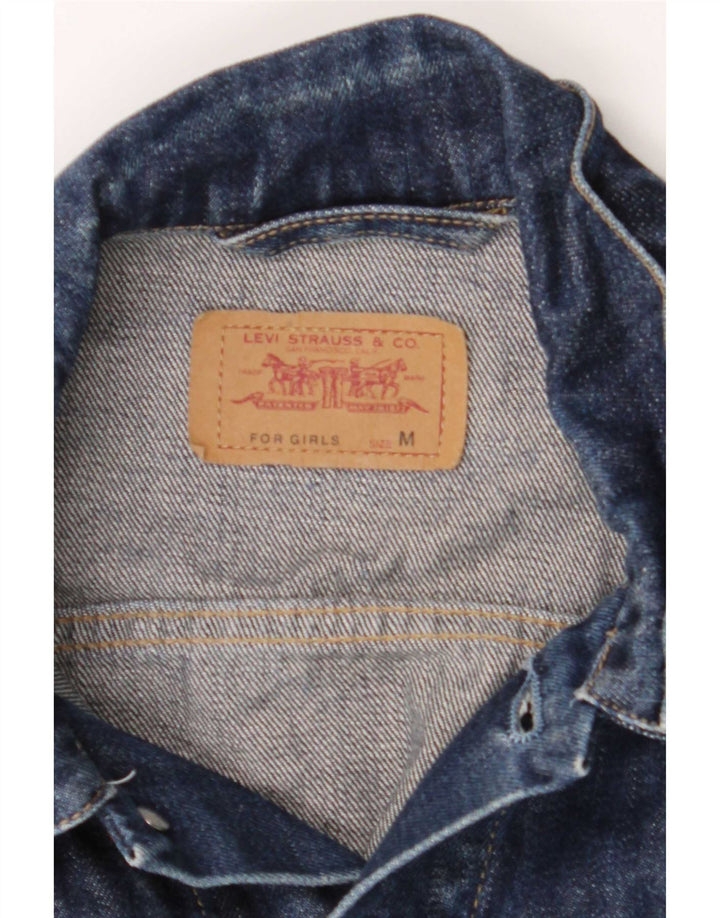 Levi's ženska traper jakna UK 12 srednje tamnoplavi pamuk