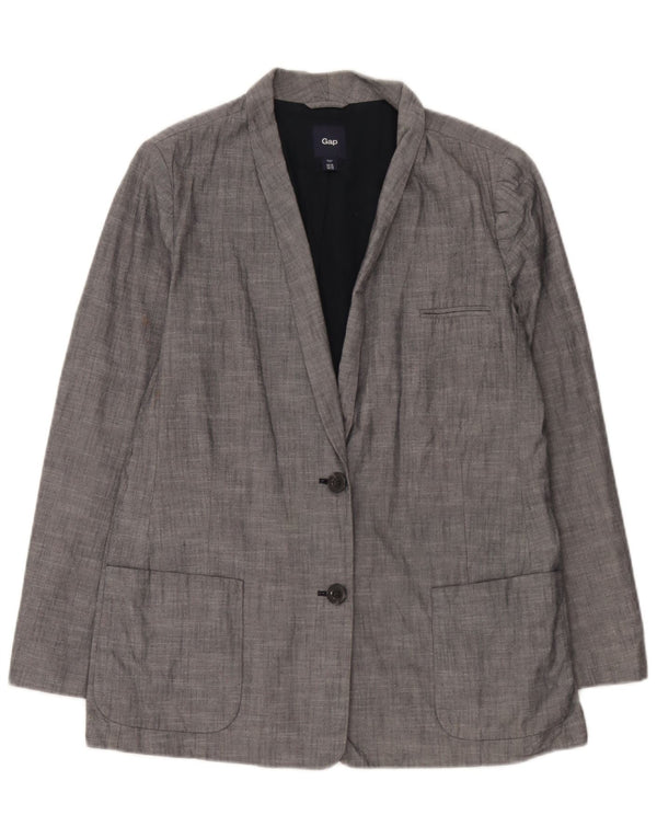 Gap ženski sako sa 2 gumba UK 18 XL plavi pamuk