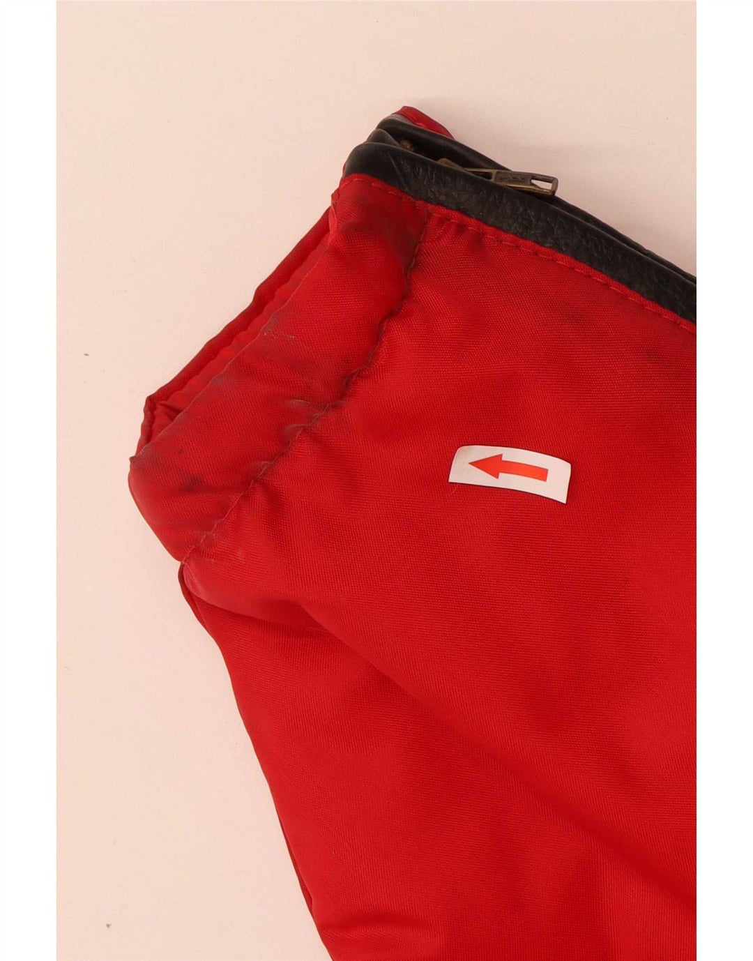 Vintage muška bomber jakna UK 42 XL od poliamida crvene boje