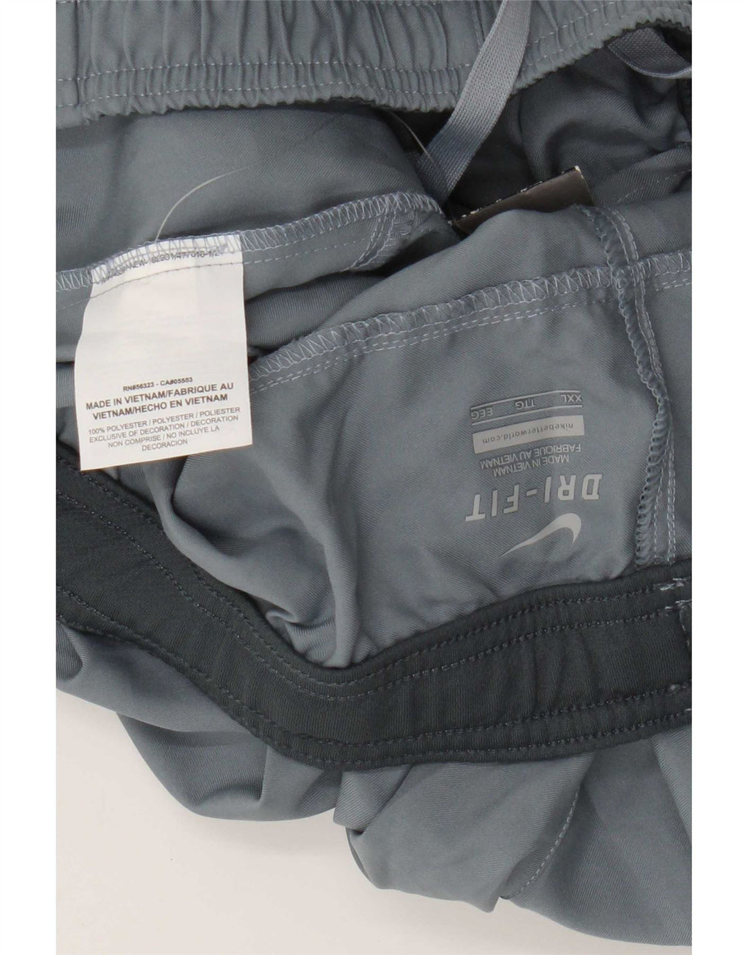 Nike muške Dri Fit sportske kratke hlače 2XL sivi poliester