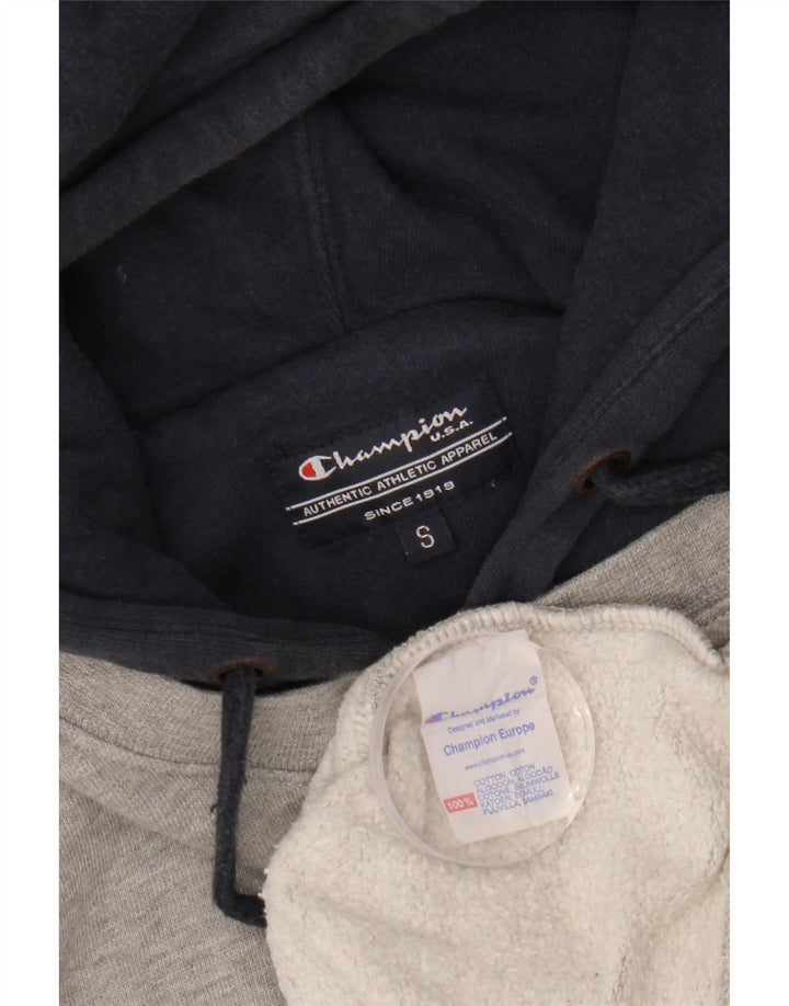 Champion Alabama Graphic majica s kapuljačom Mali sivi pamuk u blokovima boja