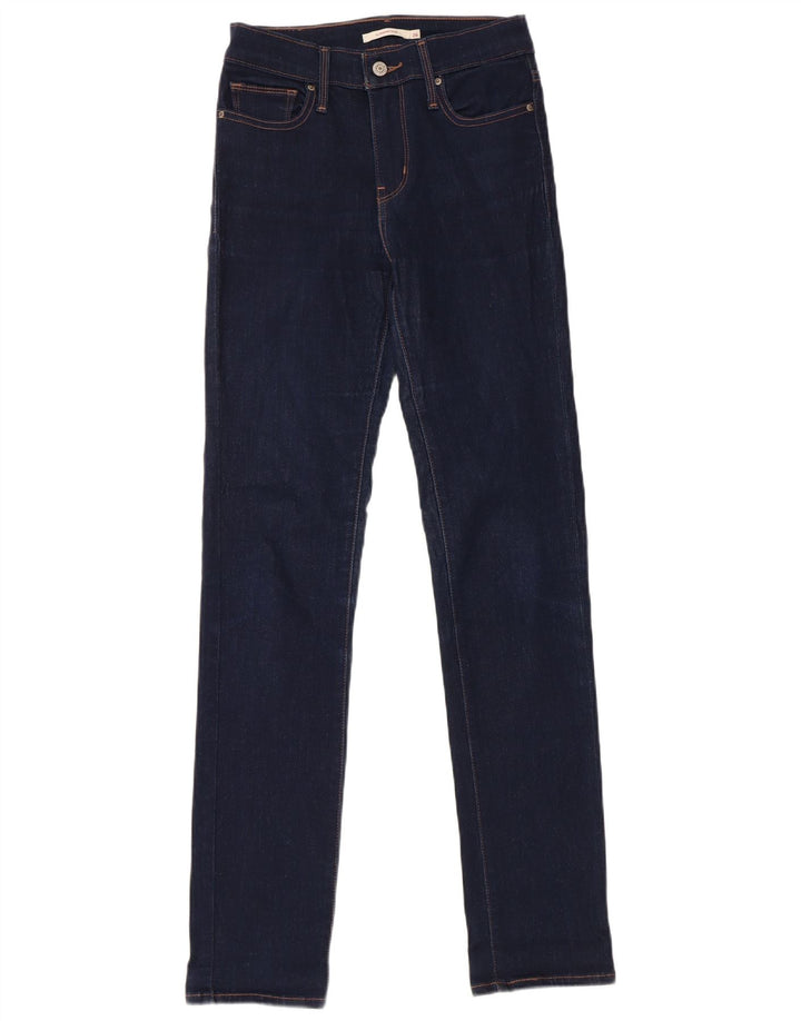 Levi's ženske uske traperice za mršavljenje W26 L32 tamnoplavi pamuk