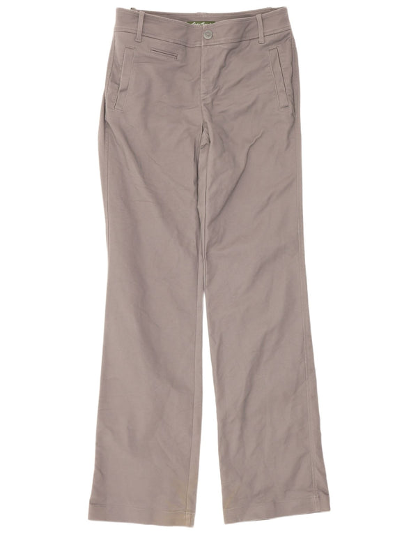 Eddie Bauer muške ravne chino hlače W30 L34 sivi pamuk