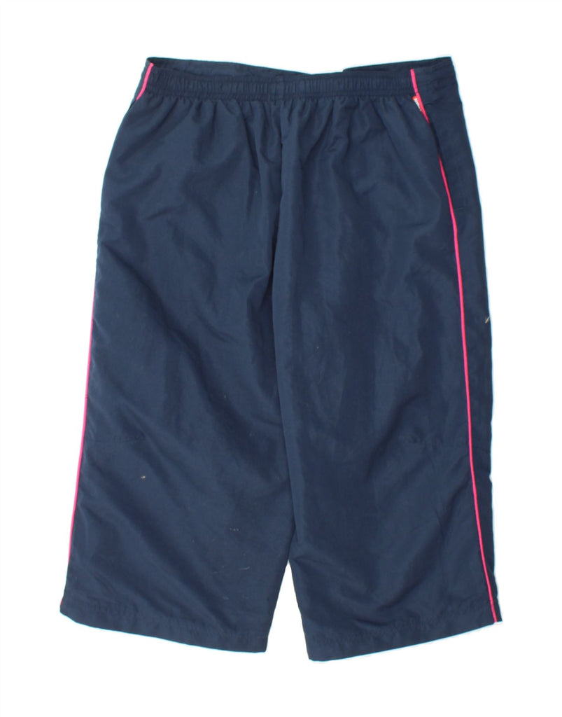 KICKERS Girls Bermuda Sport Shorts 15-16 Years W32 Navy Blue Polyester Vintage Kickers and Second-Hand Kickers from Messina Hembry 