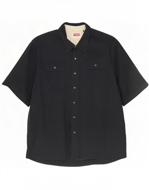 Wrangler muška majica kratkih rukava 3XL crni pamuk