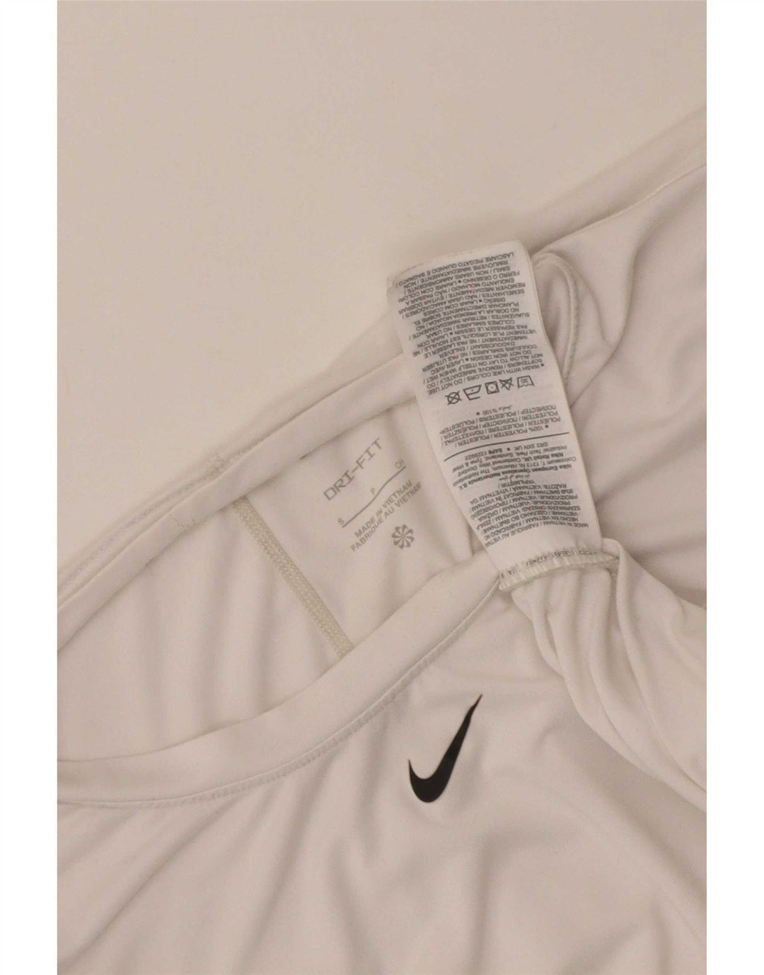 Nike Ženska majica kratkih rukava Dri Fit UK 10 Mali bijeli poliester