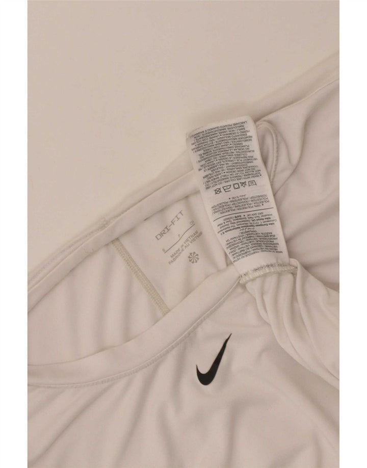 Nike Ženska majica kratkih rukava Dri Fit UK 10 Mali bijeli poliester