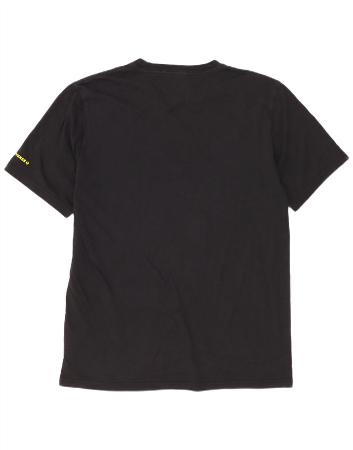 CONVERSE Muška majica kratkih rukava s grafičkim motivima, srednji crni cvjetni pamuk