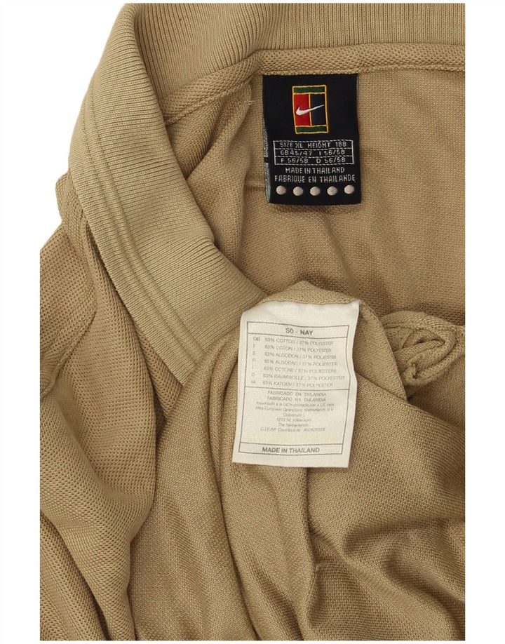 NIKE muška polo majica UK 45/47 XL bež pamuk