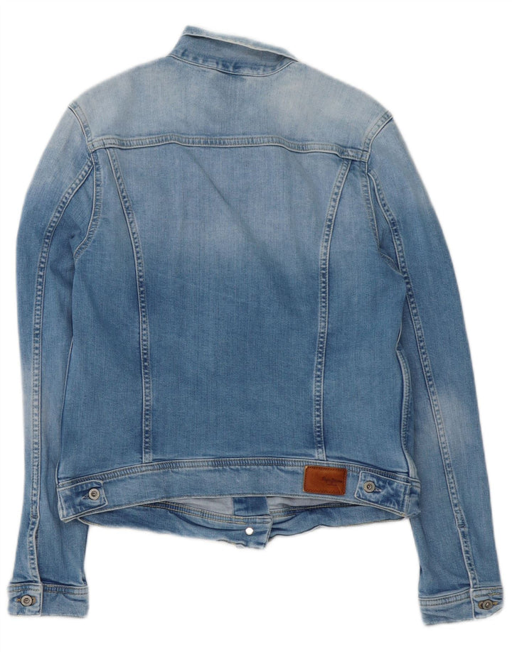 PEPE Jeans Ženska traper jakna UK 14 Veliki plavi pamuk