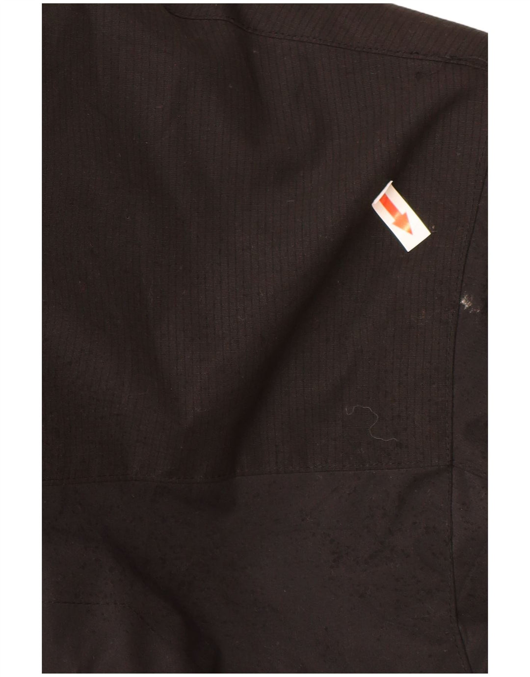 Vintage muška parka jakna s kapuljačom UK 38 Srednji crni najlon
