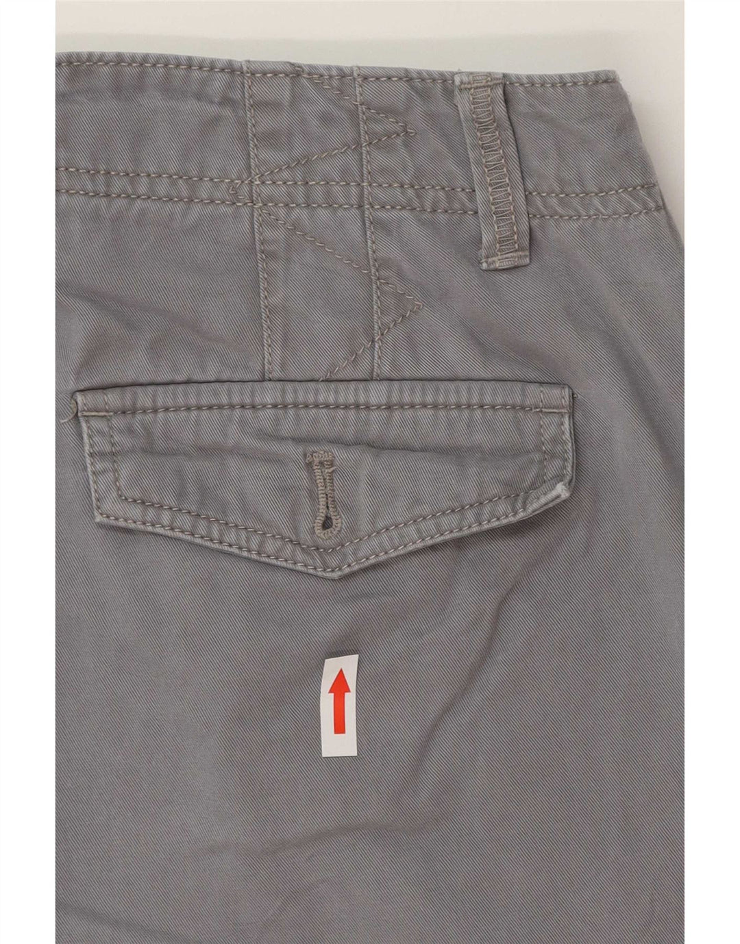 Eddie Bauer Ženske chino kratke hlače US 8 srednje W30 sivi pamuk