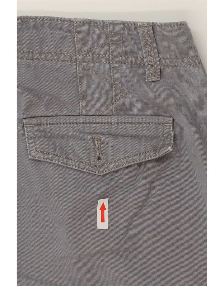 Eddie Bauer Ženske chino kratke hlače US 8 srednje W30 sivi pamuk