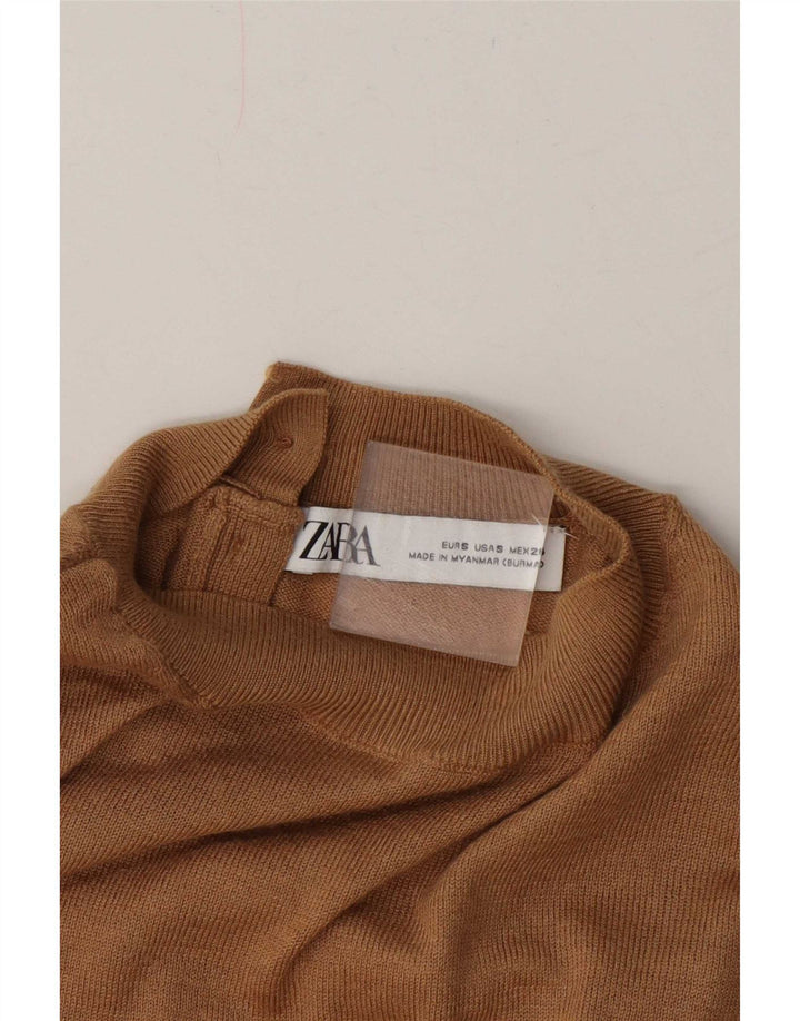 Zara ženski džemper s kornjačičastim ovratnikom UK 10 Small Beige