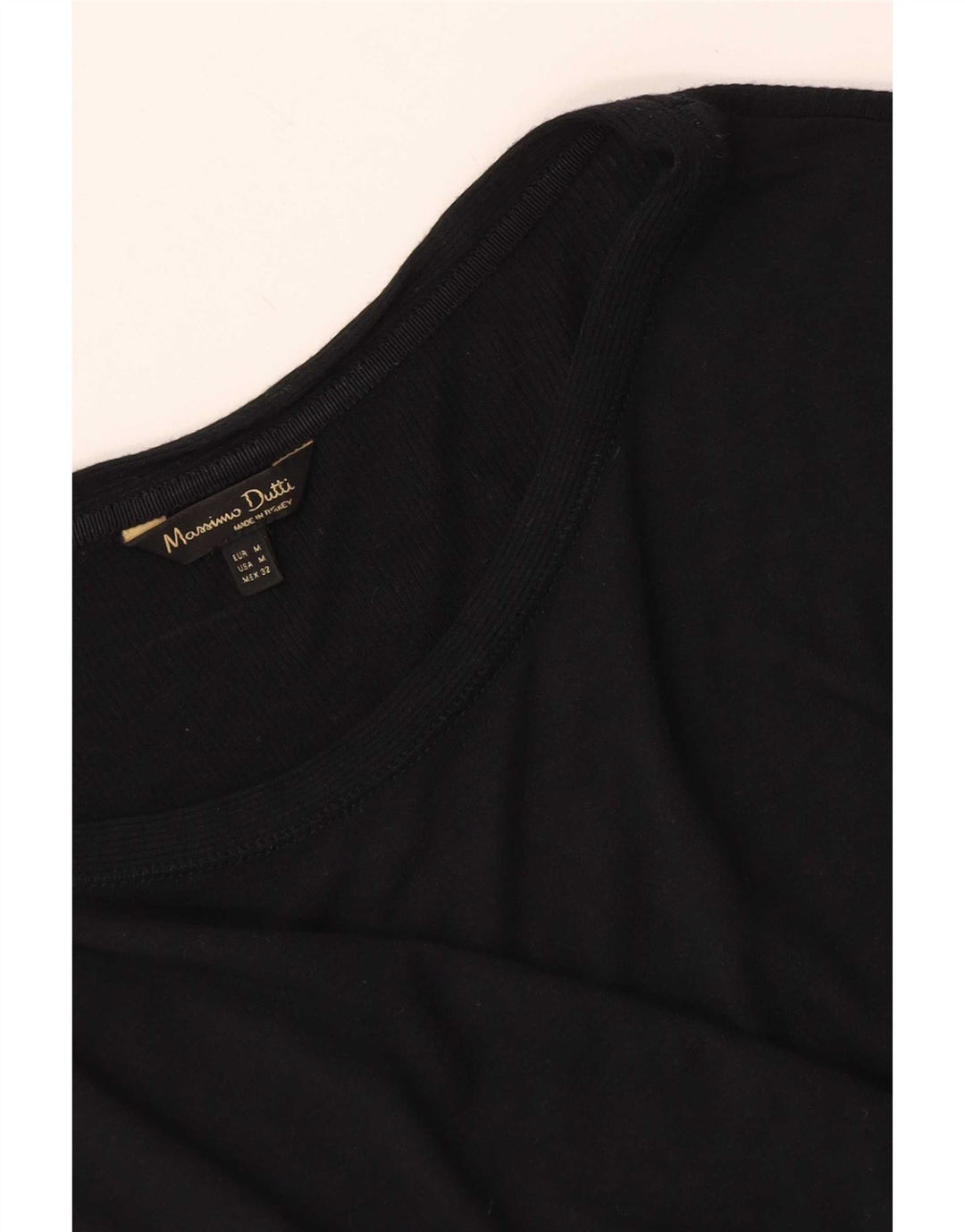 Ženska majica s 3/4 rukavima Massimo Dutti UK 12 srednje crna