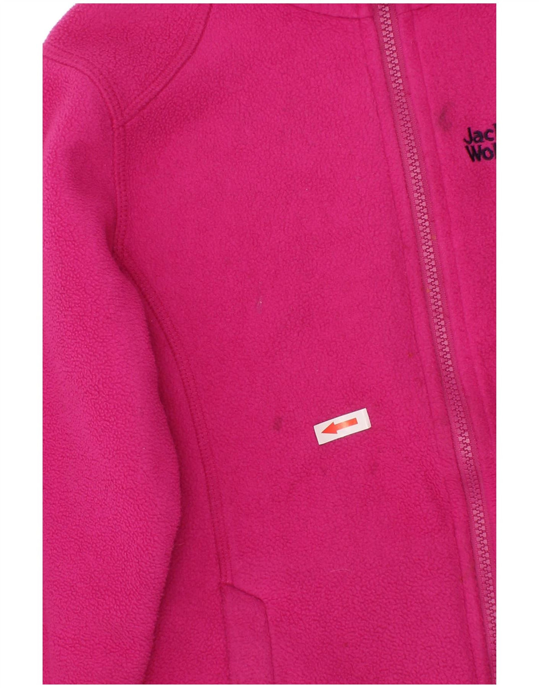 Jack Wolfskin jakna od flisa za djevojčice 9-10 godina, ružičasti poliester