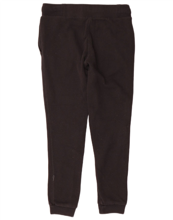 SUPERDRY Ženske grafičke trenirke Hlače Joggers UK 6 XS crni pamuk