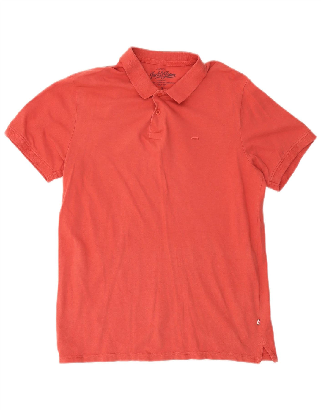 JACK & JONES Muška polo majica Srednje ružičasti pamuk