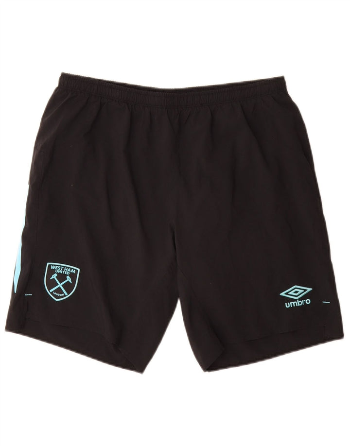 Umbro muške sportske kratke hlače srednje crne boje od poliestera