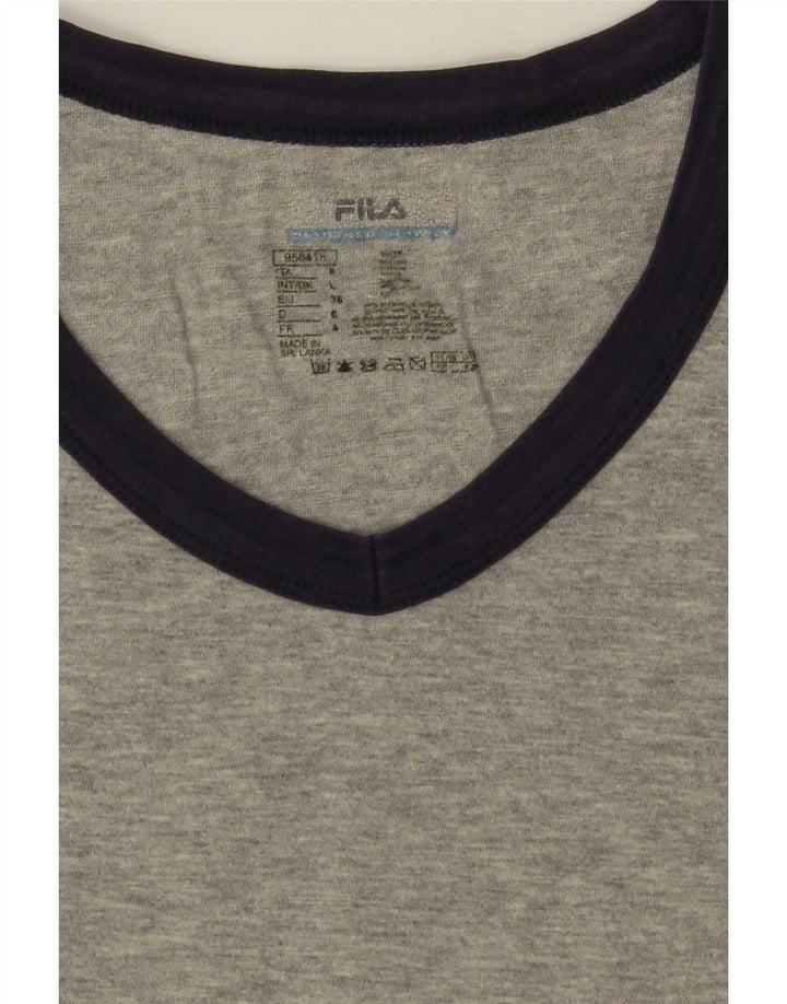 Fila Muška majica kratkih rukava Veliki sivi flekasti pamuk