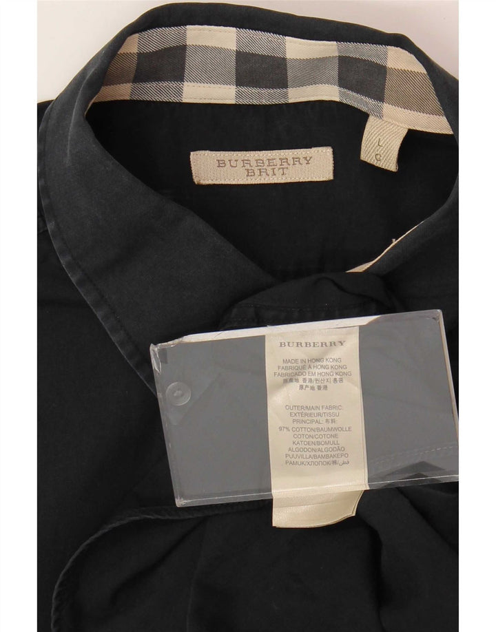 Burberry muška BRIT košulja velika tamnoplava pamuk