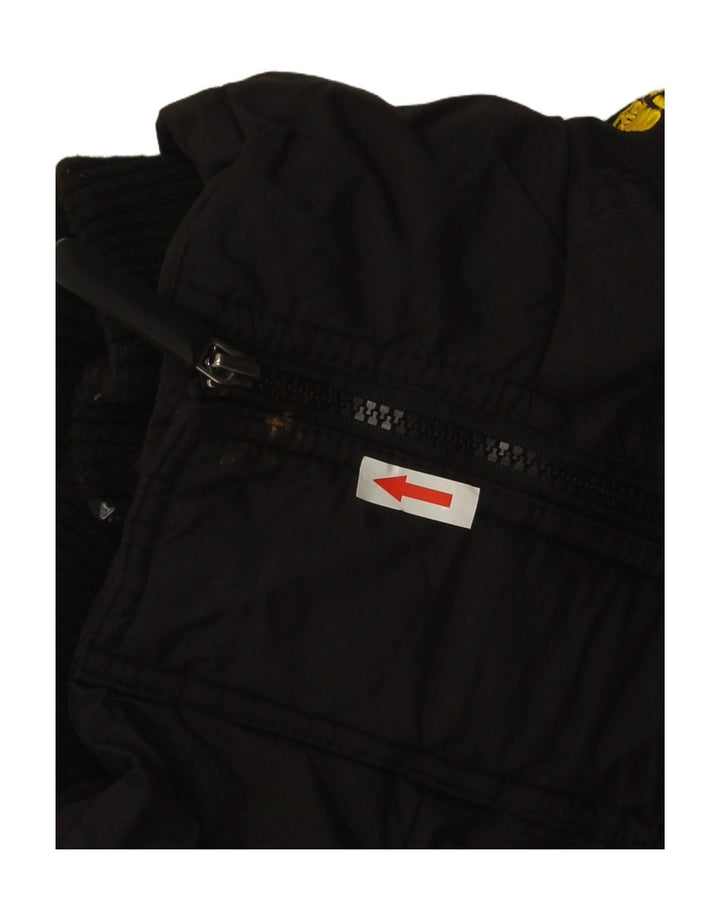 Superdry ženska jakna vjetrovka UK 14 Srednji crni najlon