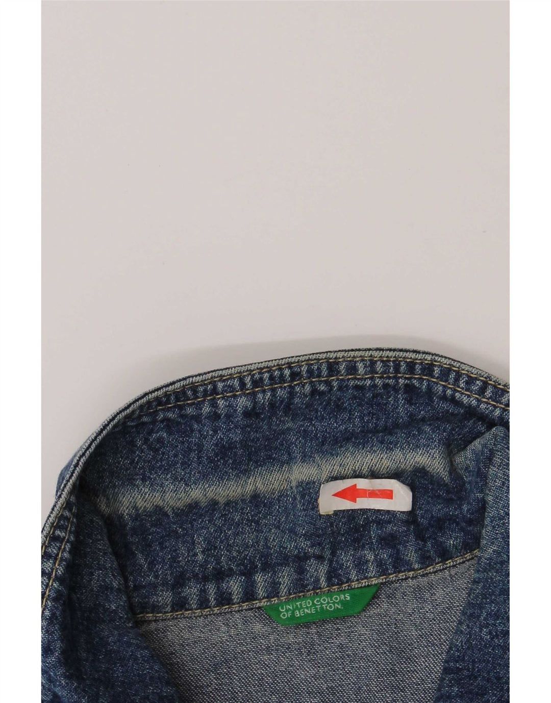 Benetton ženska traper jakna UK 10 Small Blue