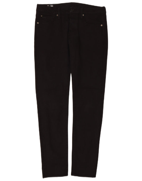 G-STAR muške uske traperice W31 L34 crni poliester