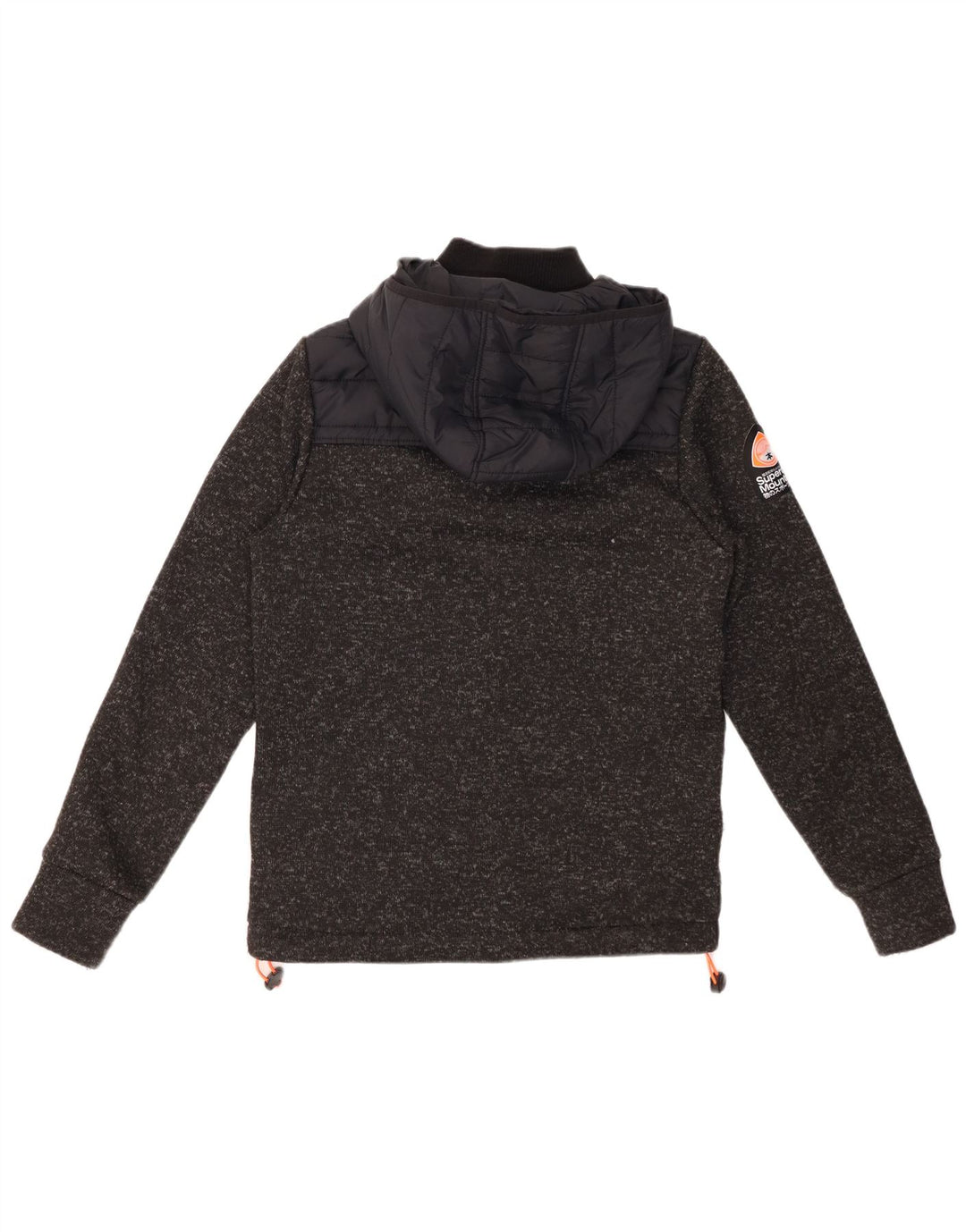 SUPERDRY Muška podstavljena jakna s kapuljačom UK 38 Srednje crna najlonska boja