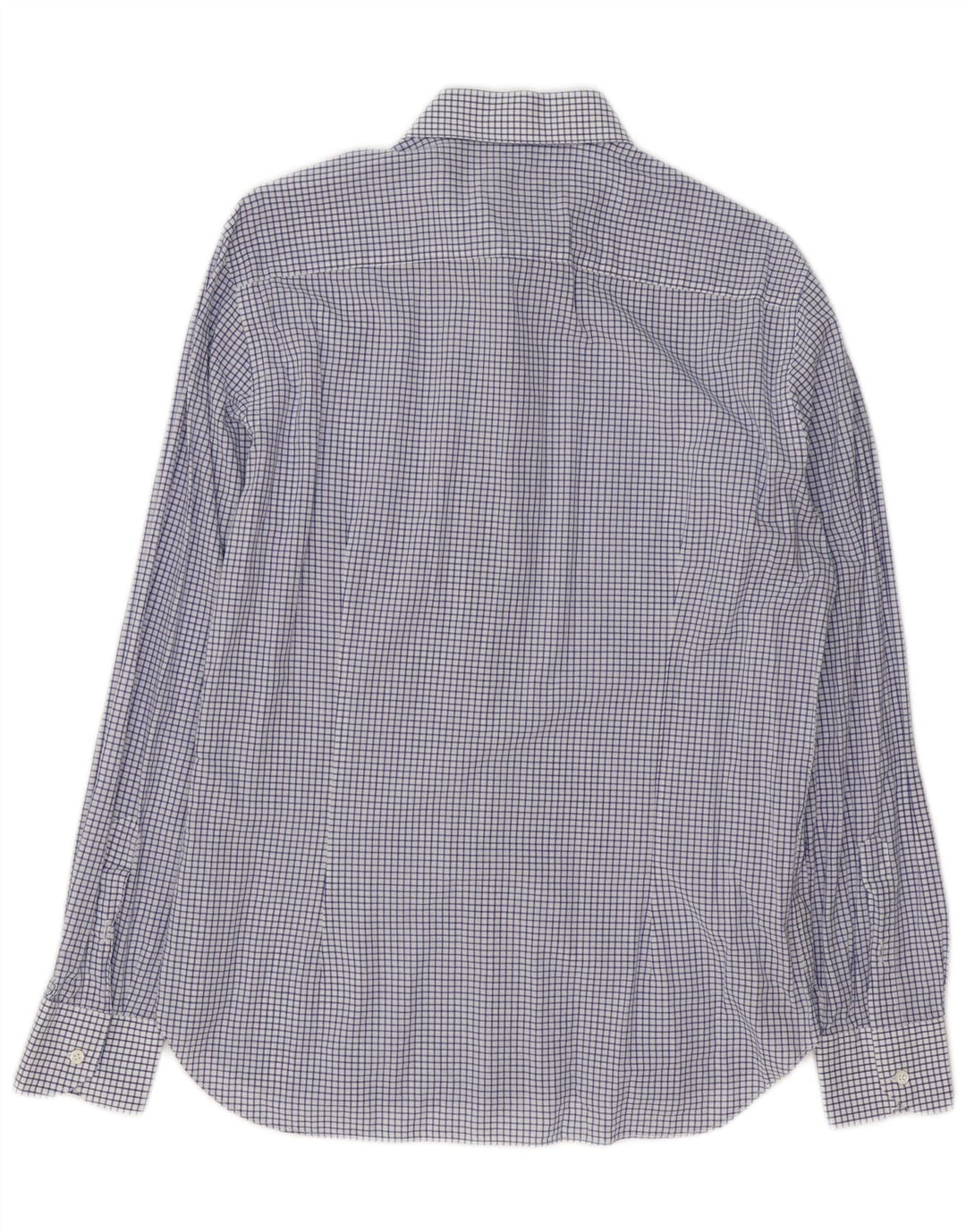 Massimo Dutti muška košulja veličina 42 16 1/2 veliki plavi karirani pamuk