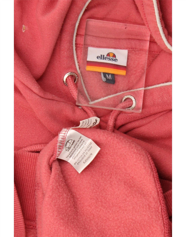 Ellesse muška majica s kapuljačom srednje veličine, crveni pamuk