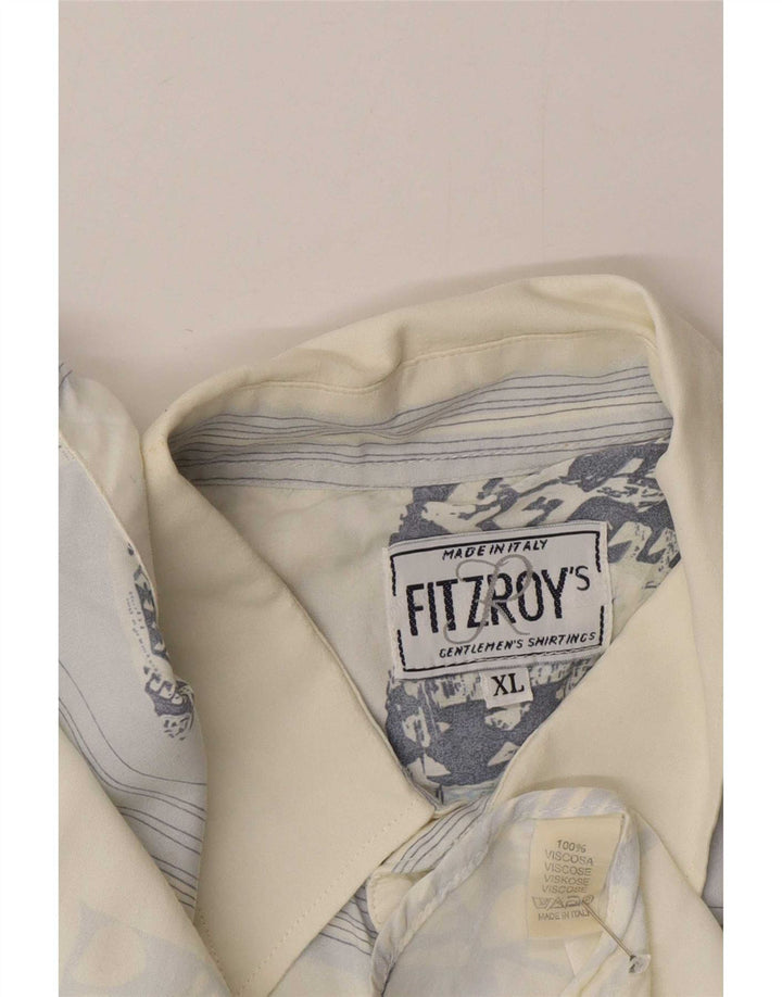 Fitzroy muška košulja XL plava paisley viskoza