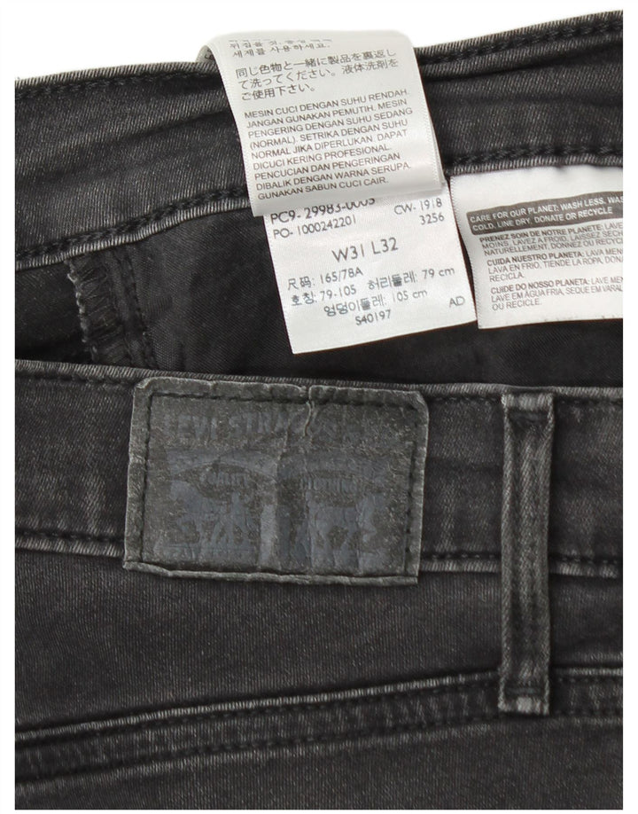 Levi's muške 511 uske traperice W31 L29 crni pamuk