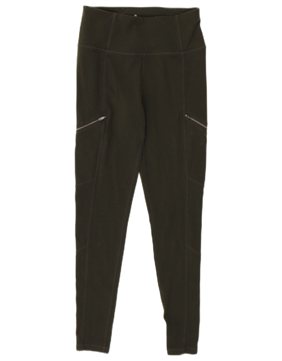 ATHLETA Womens Leggings UK 10 Small  Green Nylon