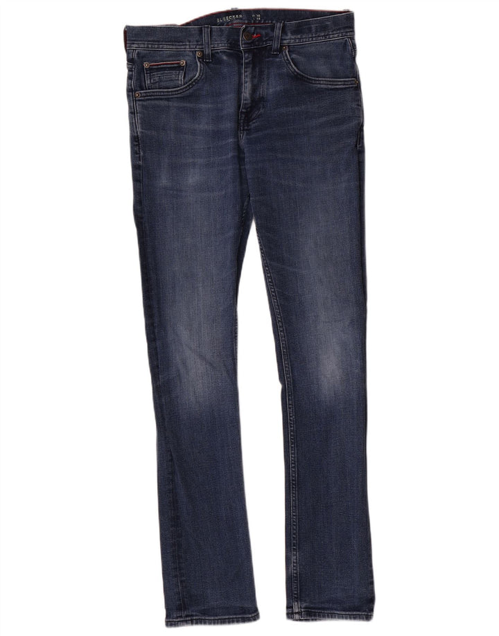 Tommy Hilfiger Ženske Bleecker uske traperice W30 L32 Plavi pamuk