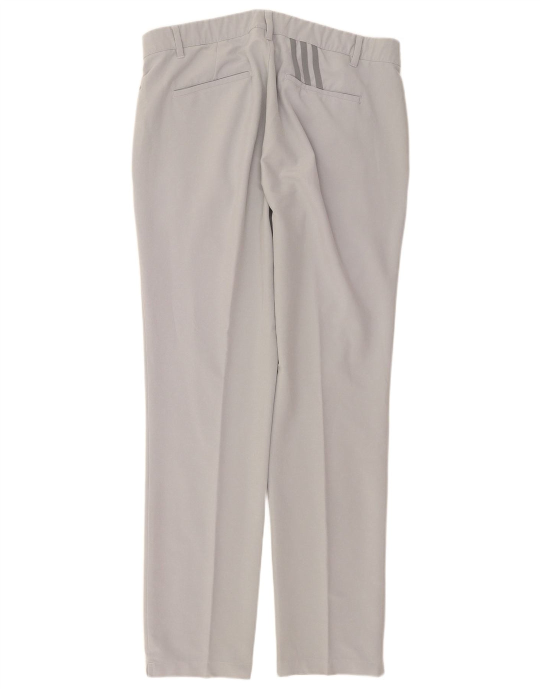 Adidas muške ravne chino hlače W36 L34 sivi poliester