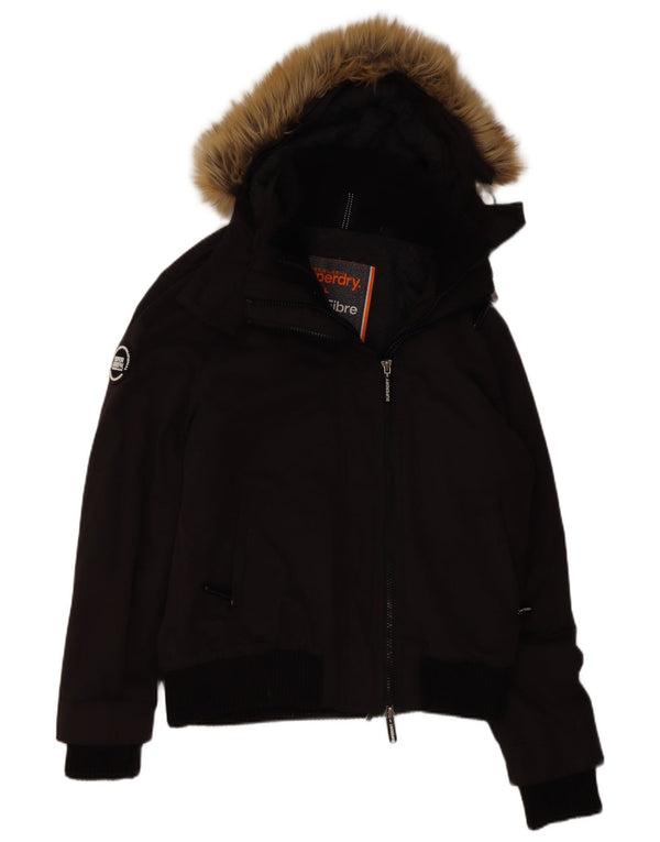 Superdry muška jakna s kapuljačom Windbomber UK 40 velika crna
