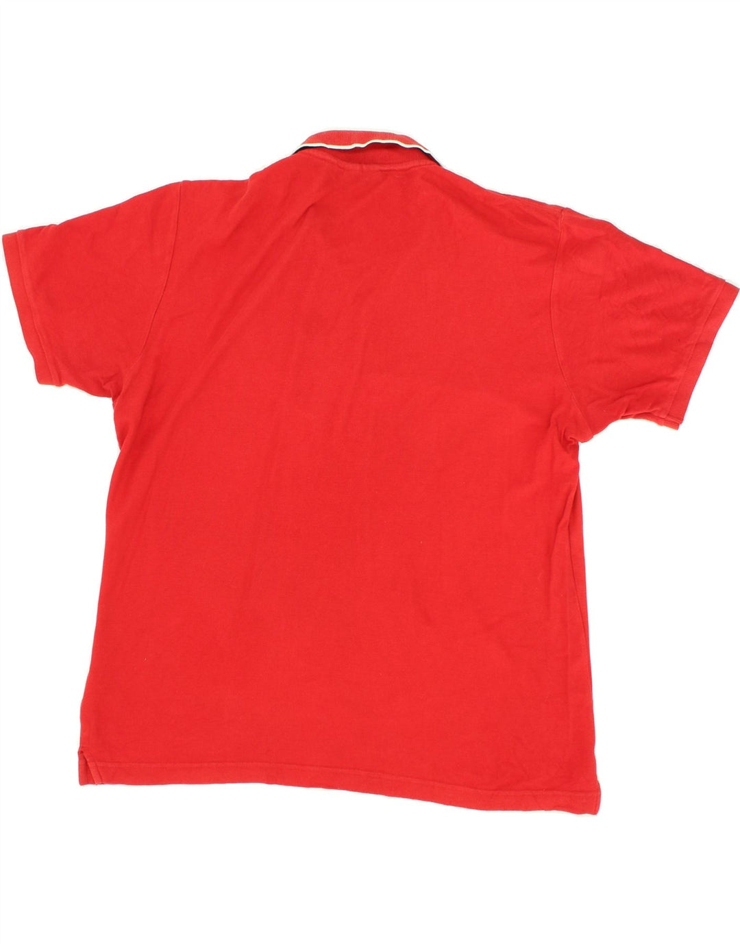 FILA Mens Polo Shirt Large Red Cotton Vintage Fila and Second-Hand Fila from Messina Hembry 