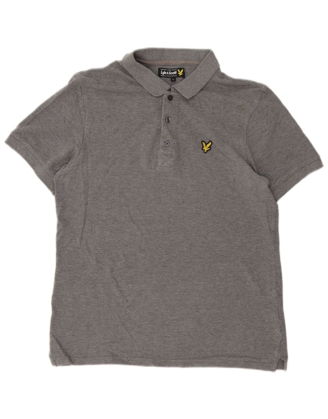 Lyle & Scott muška polo majica veliki sivi pamuk
