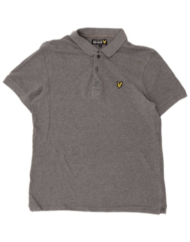 Lyle & Scott muška polo majica veliki sivi pamuk