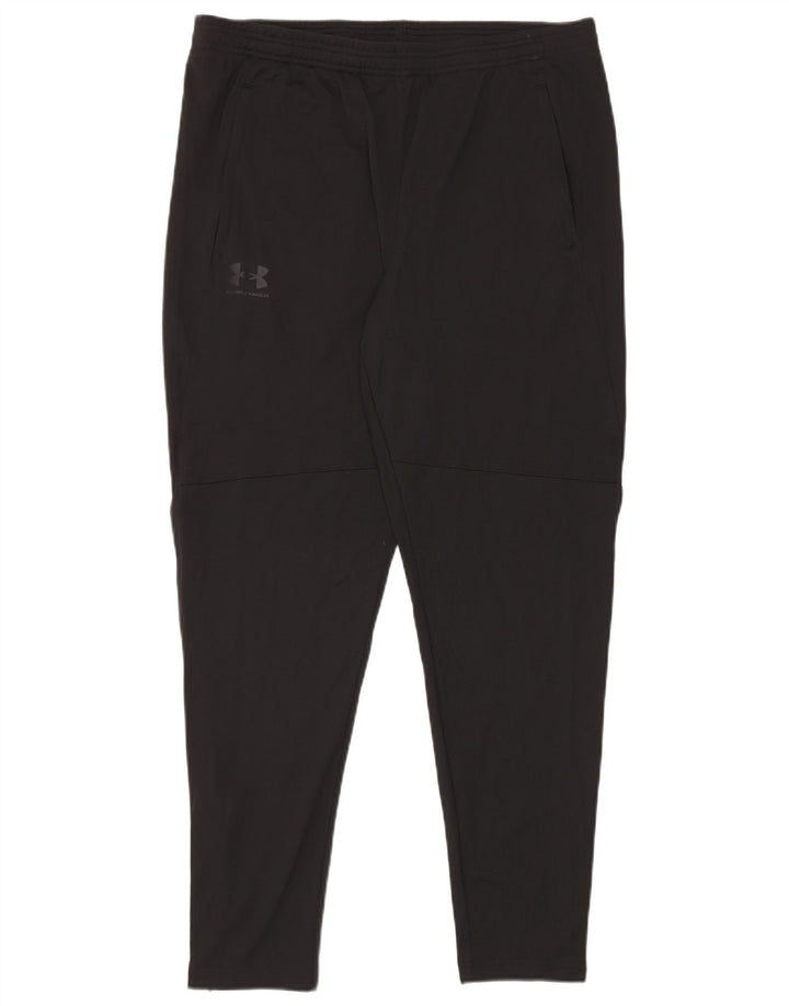 Under Armour muške pripijene trenirke XL crne poliesterske hlače