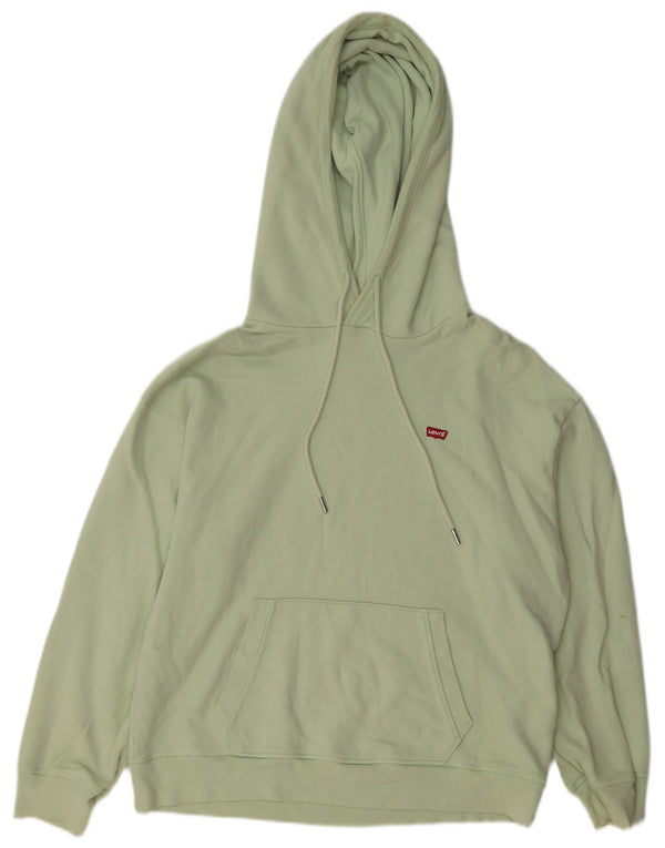 Levi's ženska majica s kapuljačom UK 14 Srednje zeleni pamuk