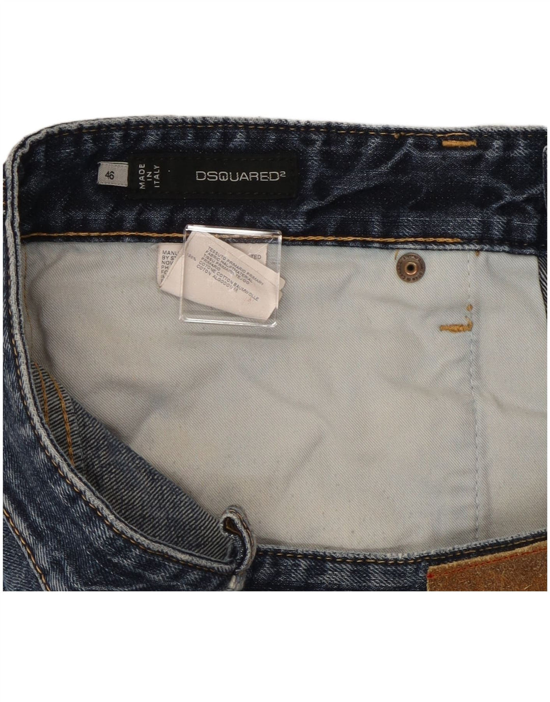 Dsquared ženske uske traperice IT 46 Large W32 L29 plavi pamuk