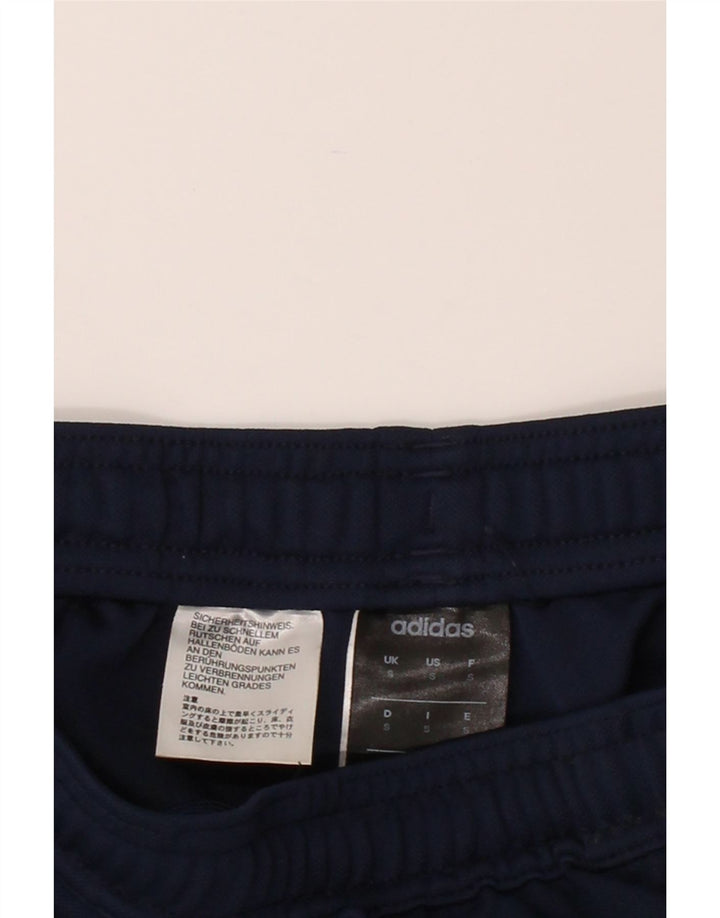 ADIDAS Womens Tracksuit Trousers UK 8 Small  Navy Blue Polyester Vintage Adidas and Second-Hand Adidas from Messina Hembry 