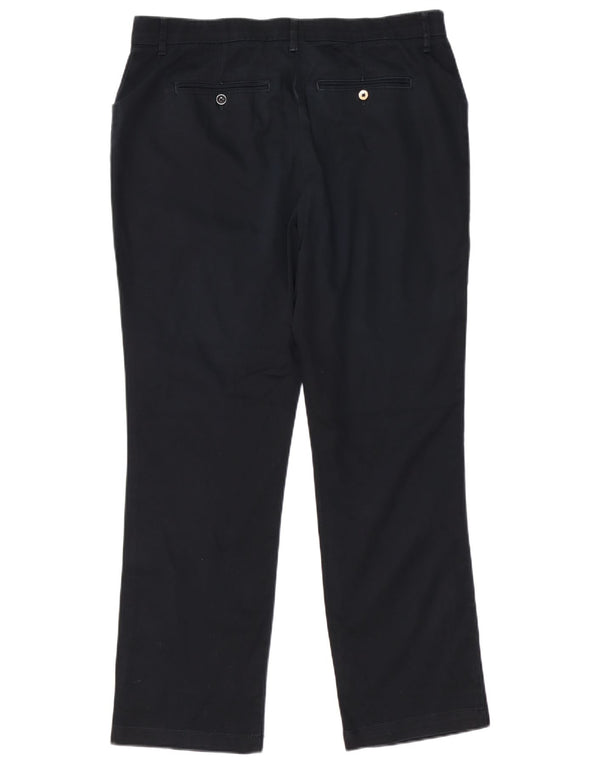Lee ženske chino hlače s visokim strukom Total Freedom US 14 XL W34 L30 crne