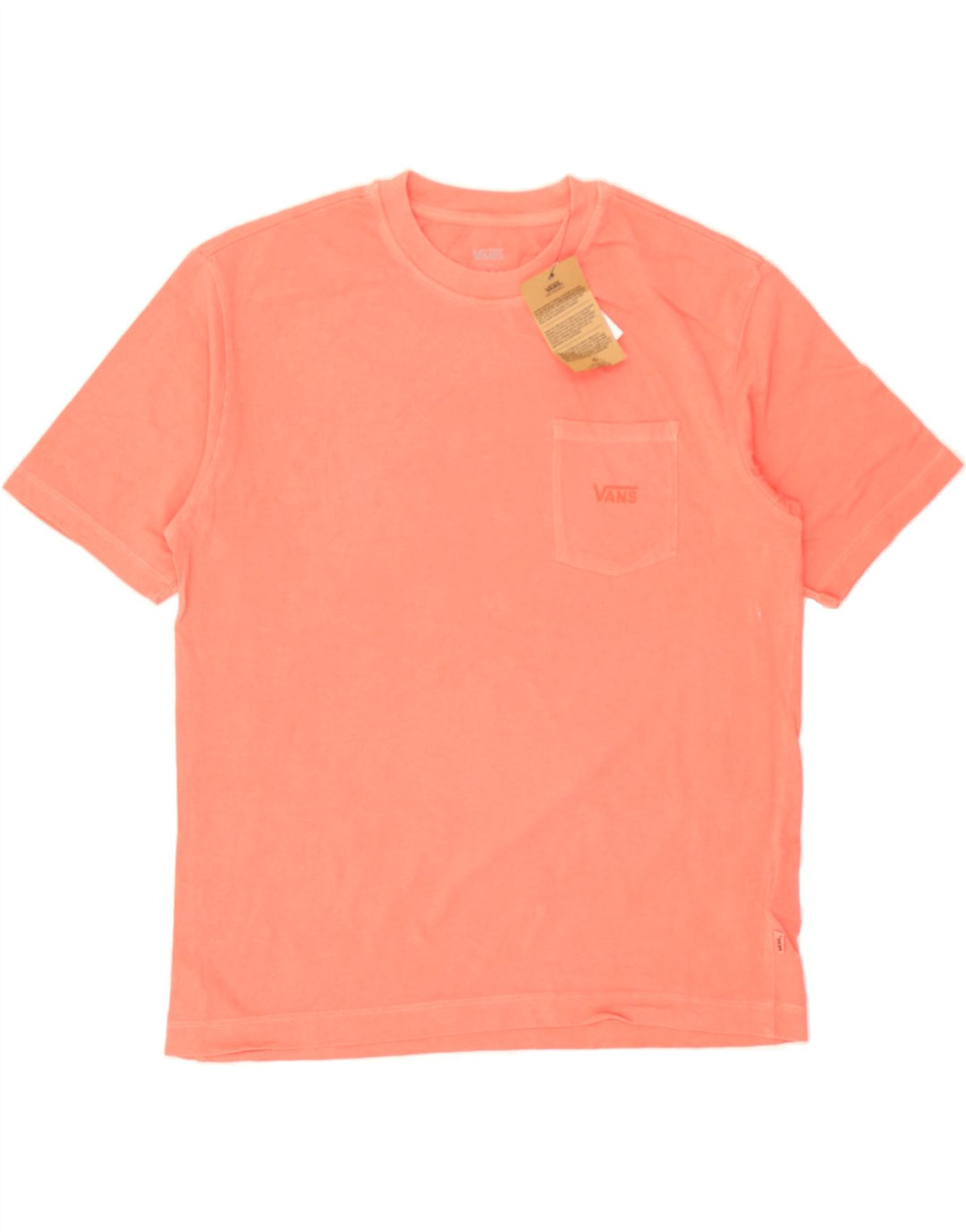VANS Mens T-Shirt Top Small Pink Cotton Vintage Vans and Second-Hand Vans from Messina Hembry 