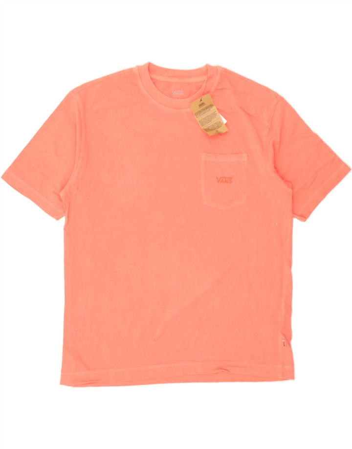 VANS Mens T-Shirt Top Small Pink Cotton Vintage Vans and Second-Hand Vans from Messina Hembry 