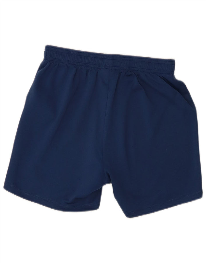 Umbro kratke sportske hlače za dječake 9-10 godina, srednje tamnoplavi poliester