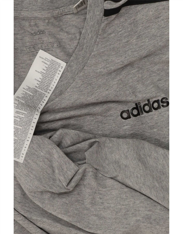 Adidas muška majica kratkih rukava mala siva pamuk