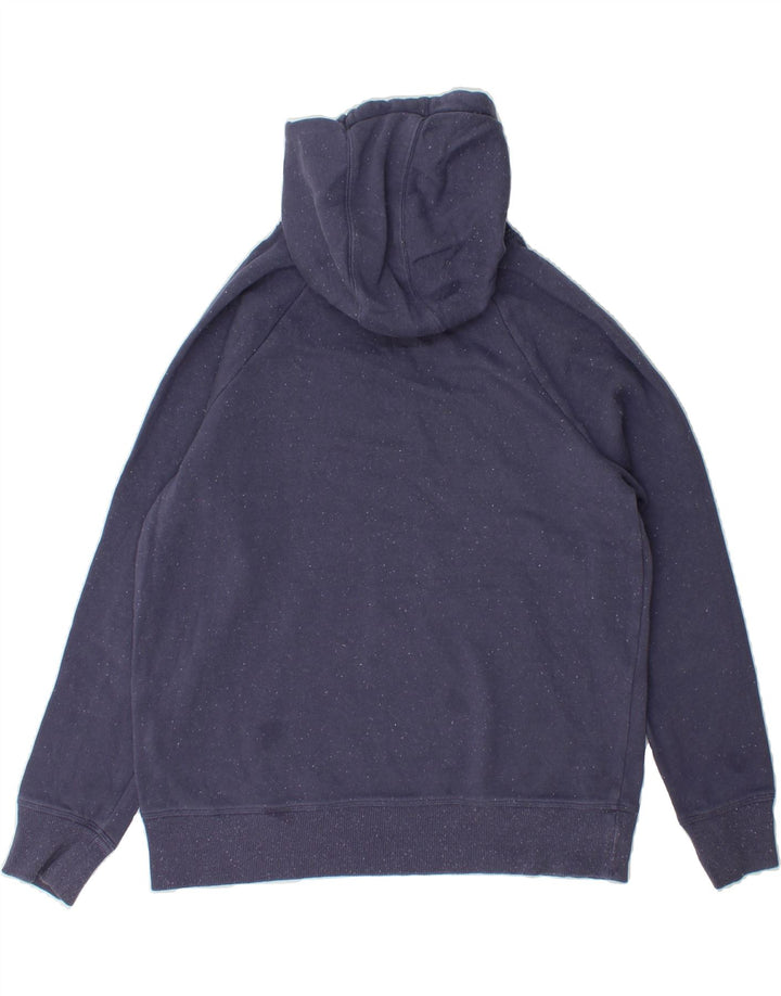 UNDER ARMOUR Mens Hoodie Jumper Small Navy Blue Flecked Vintage Under Armour and Second-Hand Under Armour from Messina Hembry 